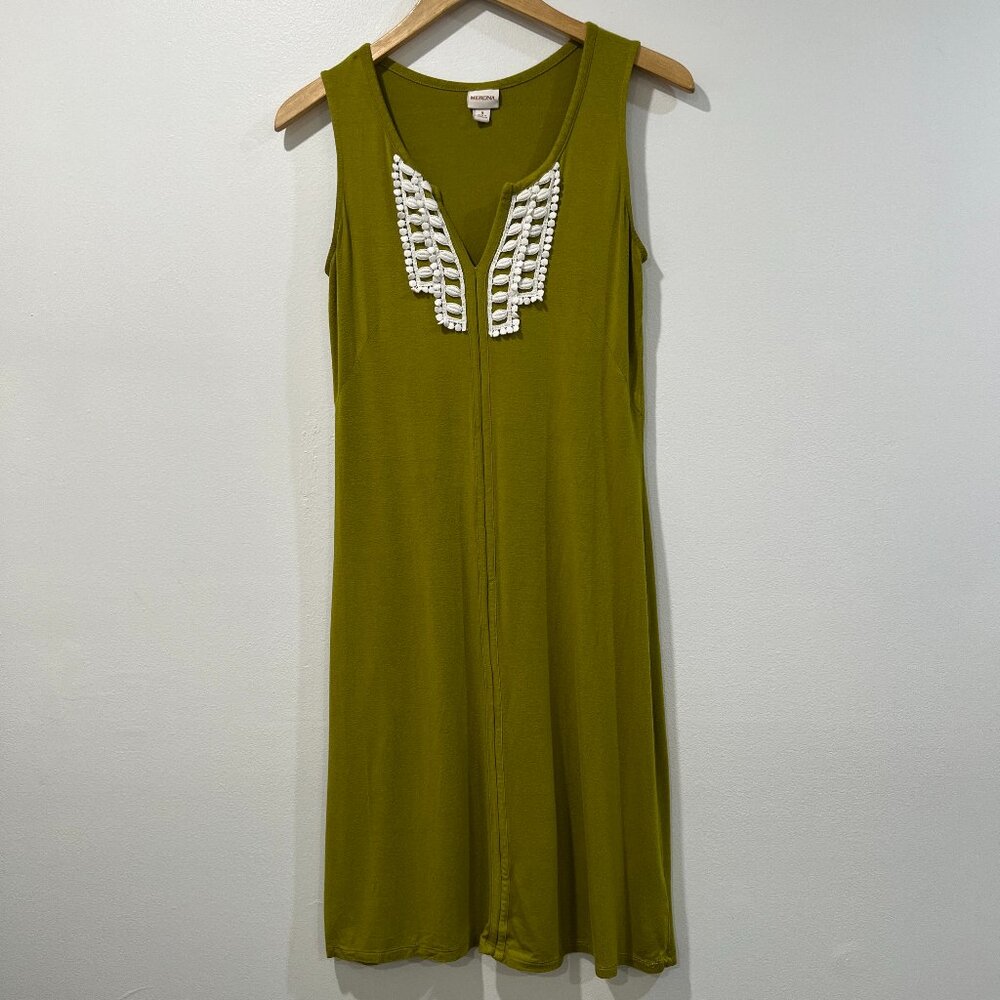 Merona Chartreuse Green Dress Size S